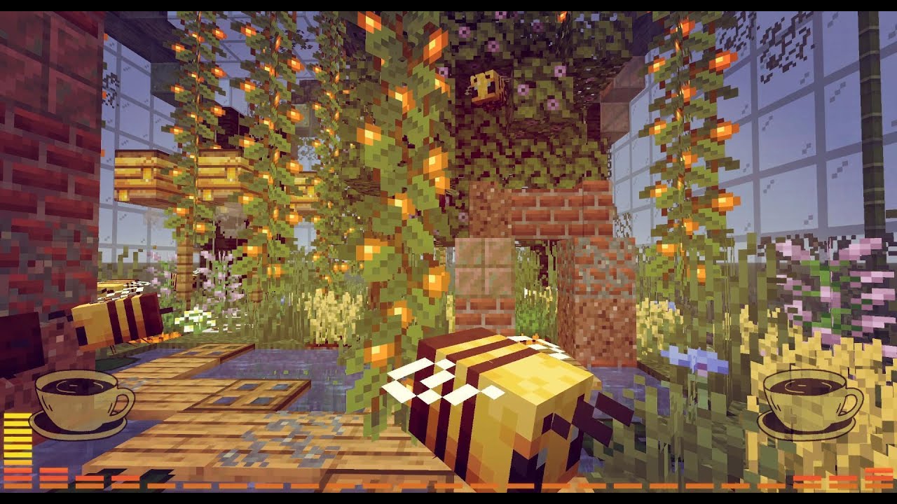 🎵 Just Chilling in Minecraft - Bee Apiary