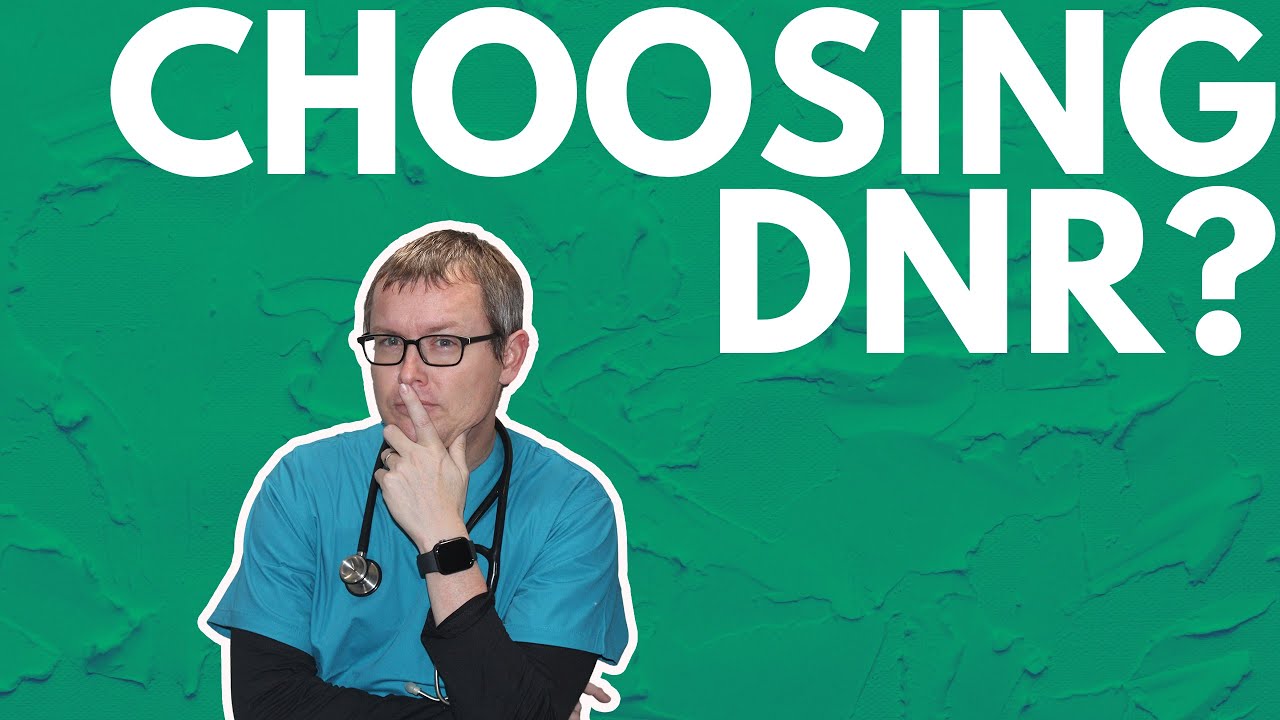 Why people choose dnr.  A doctor discusses allowing a natural death