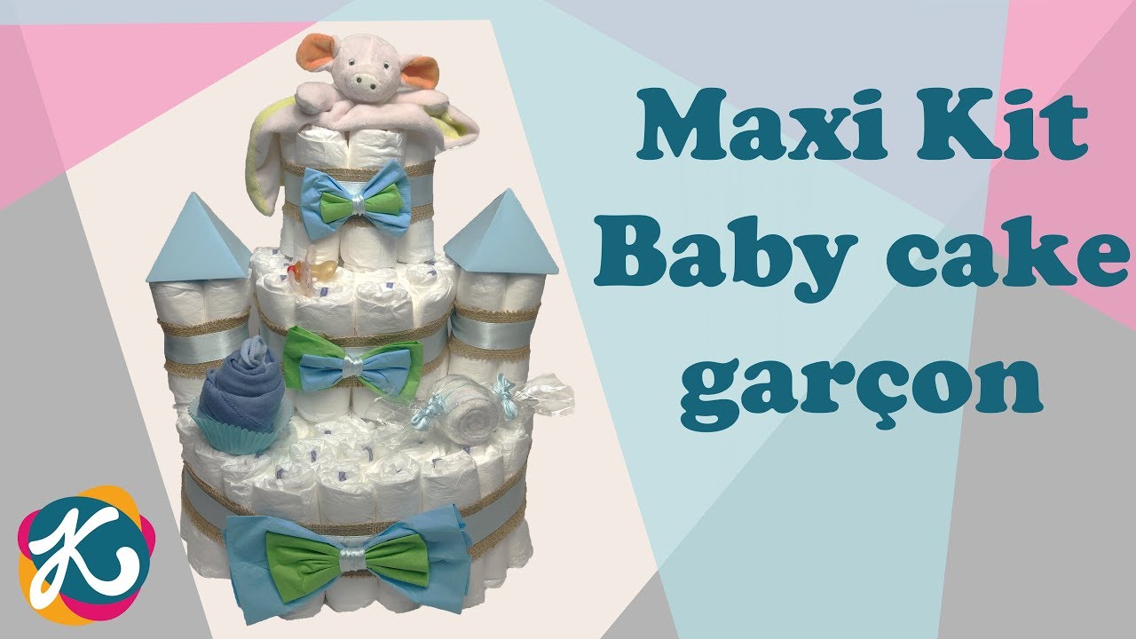 Baby cake garcon; cadeau naissance, babyshower; DIY