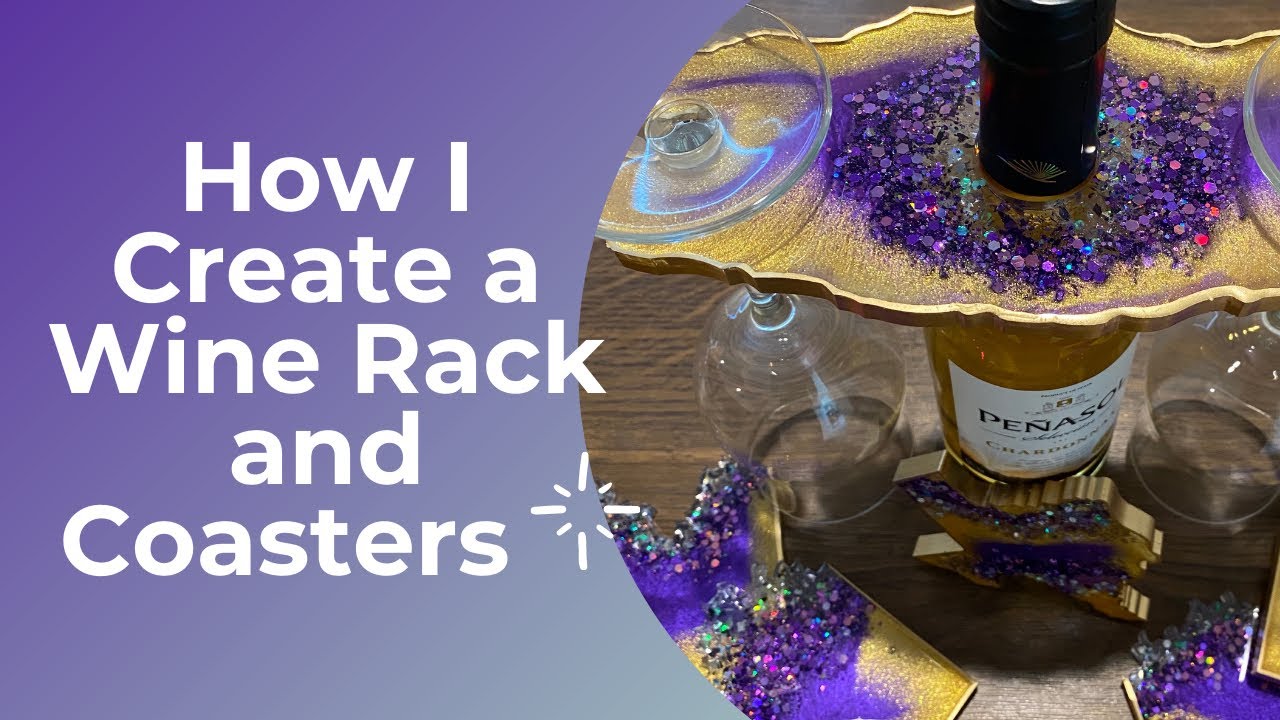 How to Create a Wine Rack & Coaster Set