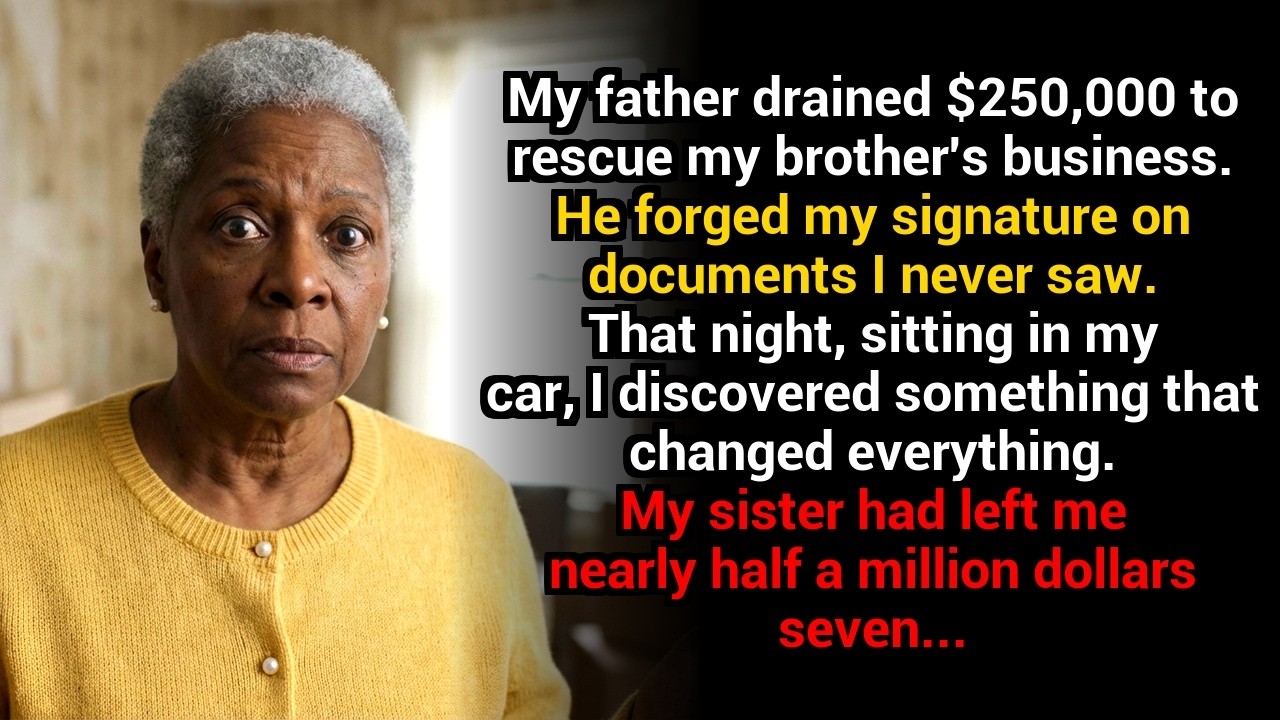 My father drained $250,000 to rescue my brother’s business — that night I had my revenge