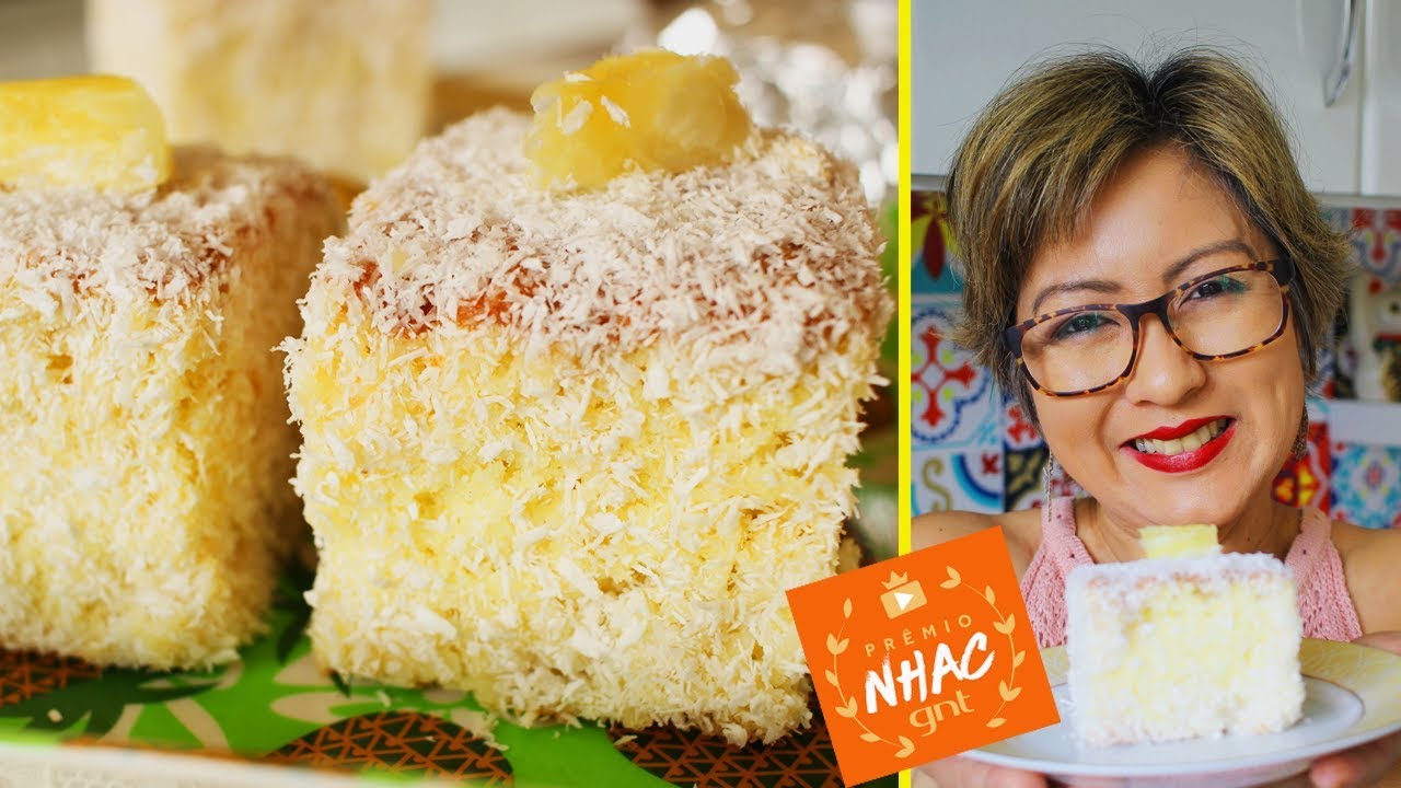 O BOLO GELADO MAIS DELICIOSO DO MUNDO COM PEDAÇOS DE ABACAXI | PRÊMIO NHAC GNT | DIKA DA NAKA