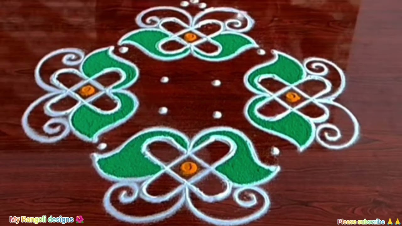 🪔🌺Muggulu designs with chukkalu simple🪔🌺 muggulu designs first steps 🪔🌺