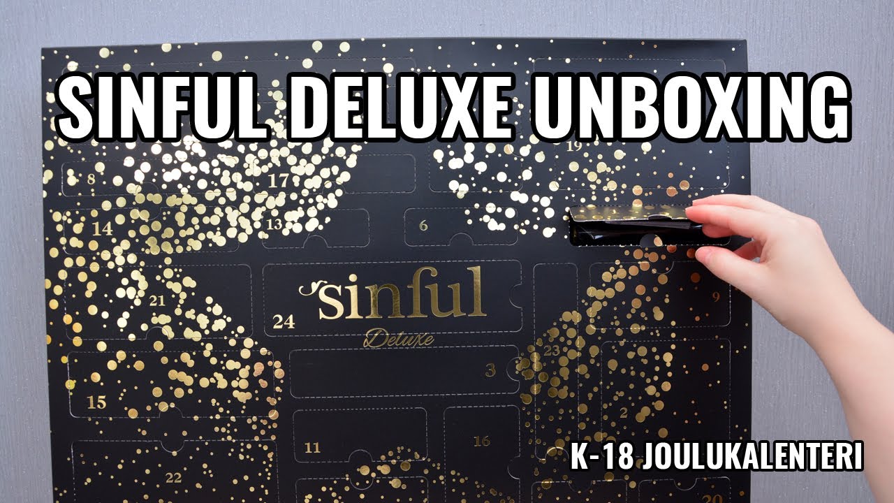 SINFUL DELUXE KALENTERI | Unboxing