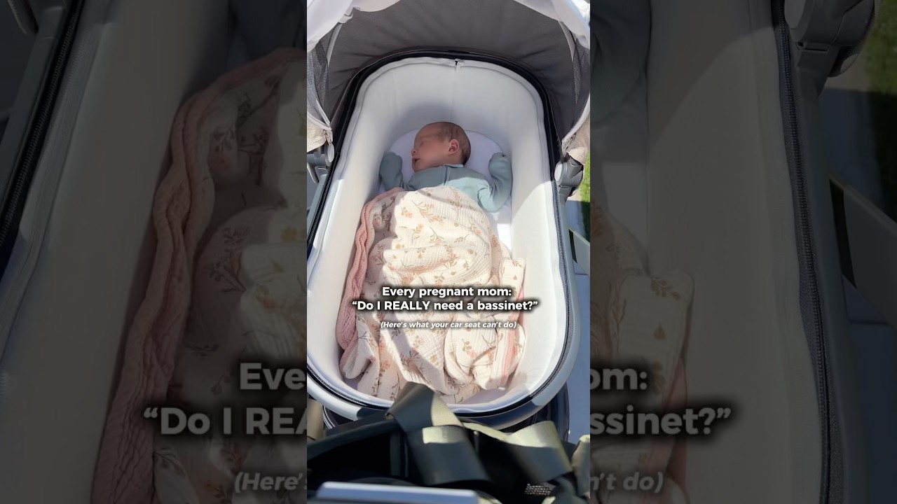 What our bassinet does that a car seat can&rsquo;t. We use it daily. Totally worth it. #bassinet #doona