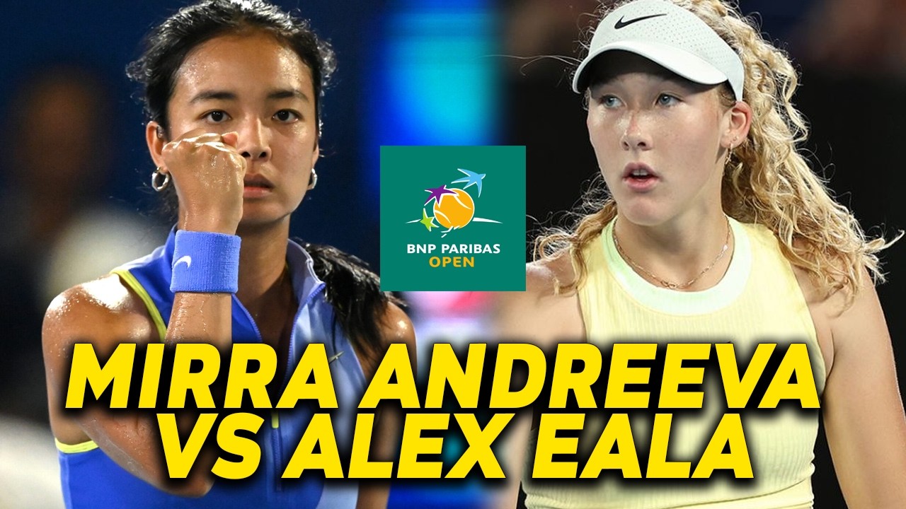 BUONG RUSSIA GINULAT! ALEXANRA EALA VS WORLD #5 MIRRA ANDREEVA | MAGKAALAMAN NA SA BNP PARIBAS OPEN