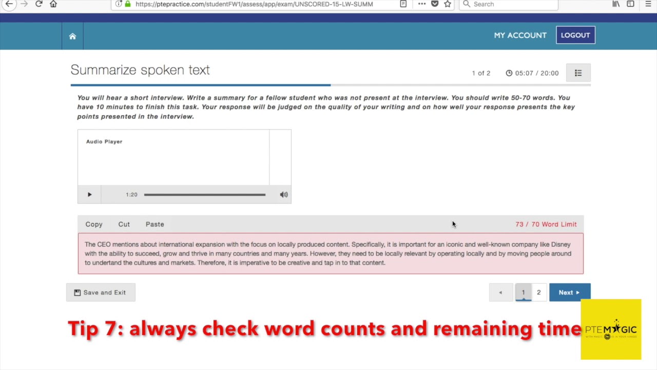 [79+] TRICKS FOR SUMMARIZE SPOKEN TEXT (PTE LISTENING 79+)