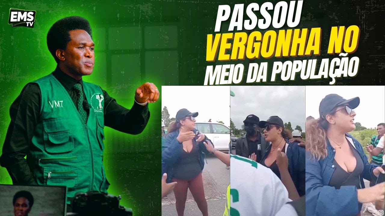 VENANCIO MONDLANE DA RESPOSTA A ALTURA A UMA MULHER QUE SE INCOMODOU COM O ANAMOLA EM MANHIÇA