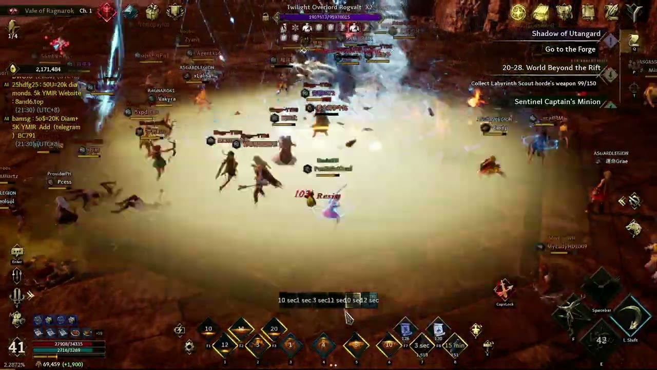 Vale of Ragnarok Field Boss time! 🚨