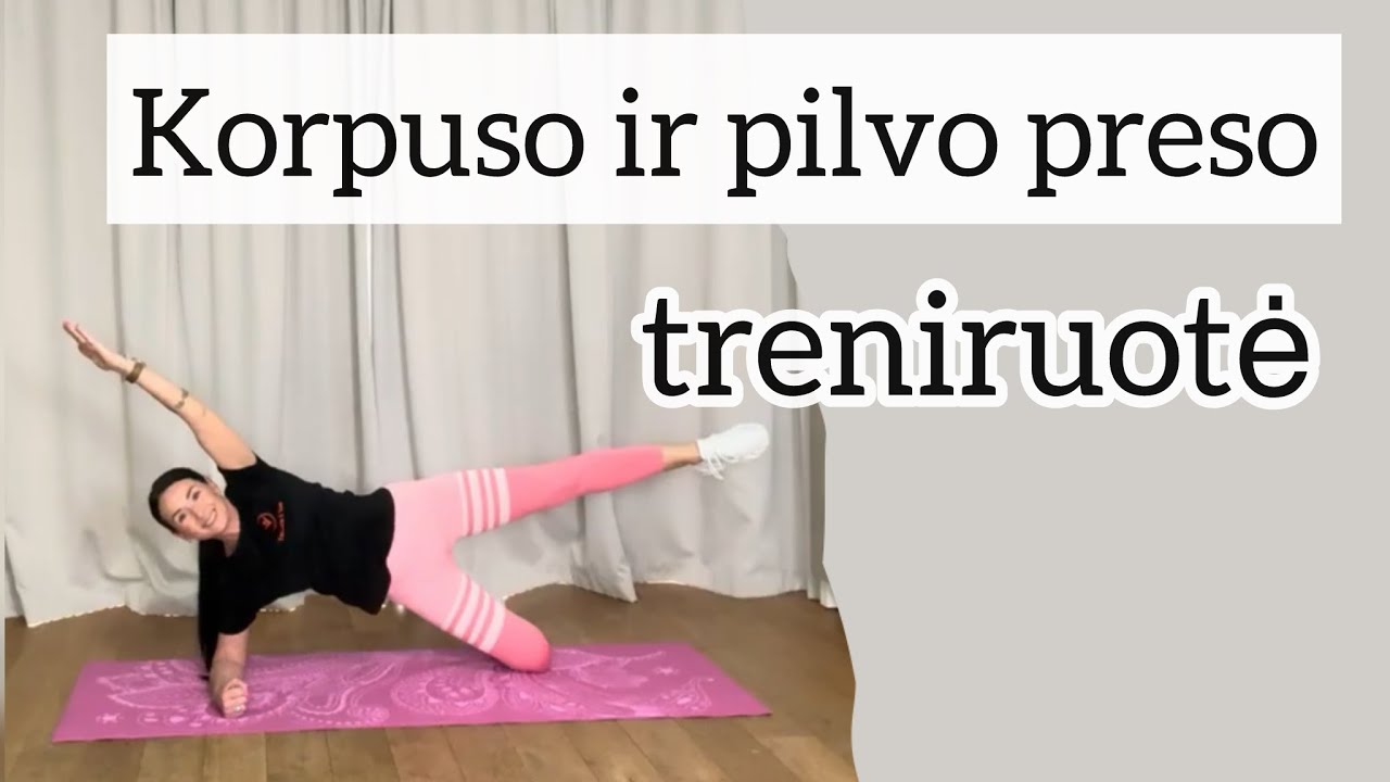 Korpuso ir pilvo preso treniruotė
