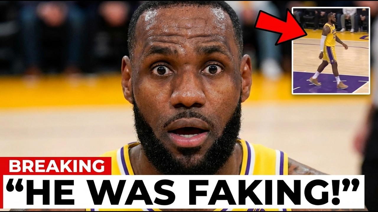 LEBRON CAUGHT FAKING INJURY MIDGAME! [DELETED SCENES]