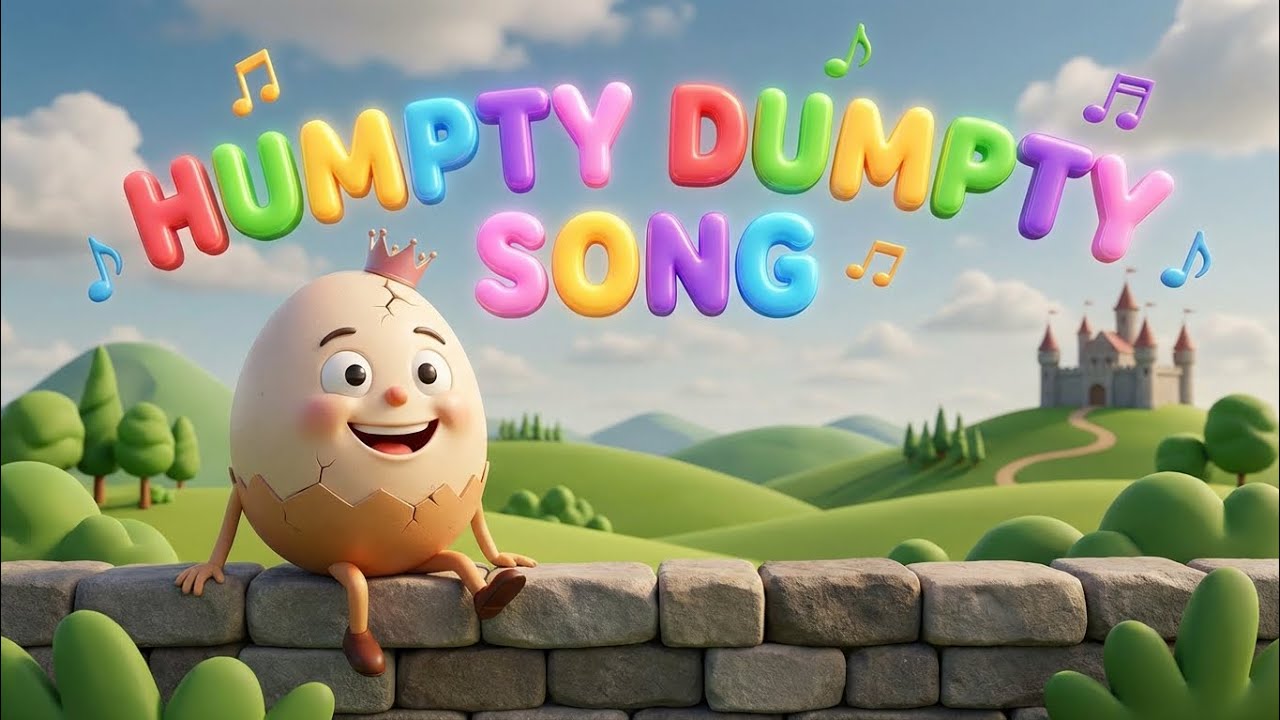 Humpty Dumpty | Kids Rhymes | Kids Fun