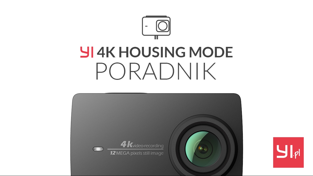 YI4K housingmode - zmiana ustawień w obudowie wodoodpornej