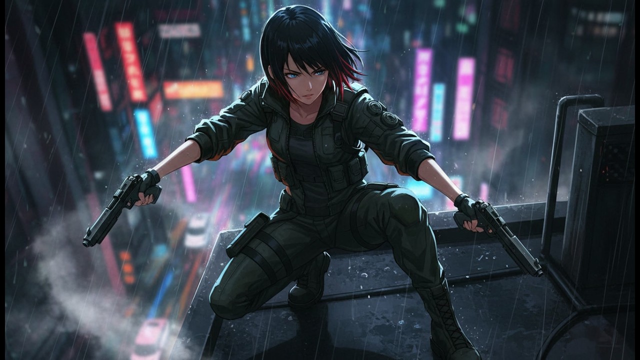 Isolation Routine | Futuristic Synthwave / Cyberpunk Anime Style