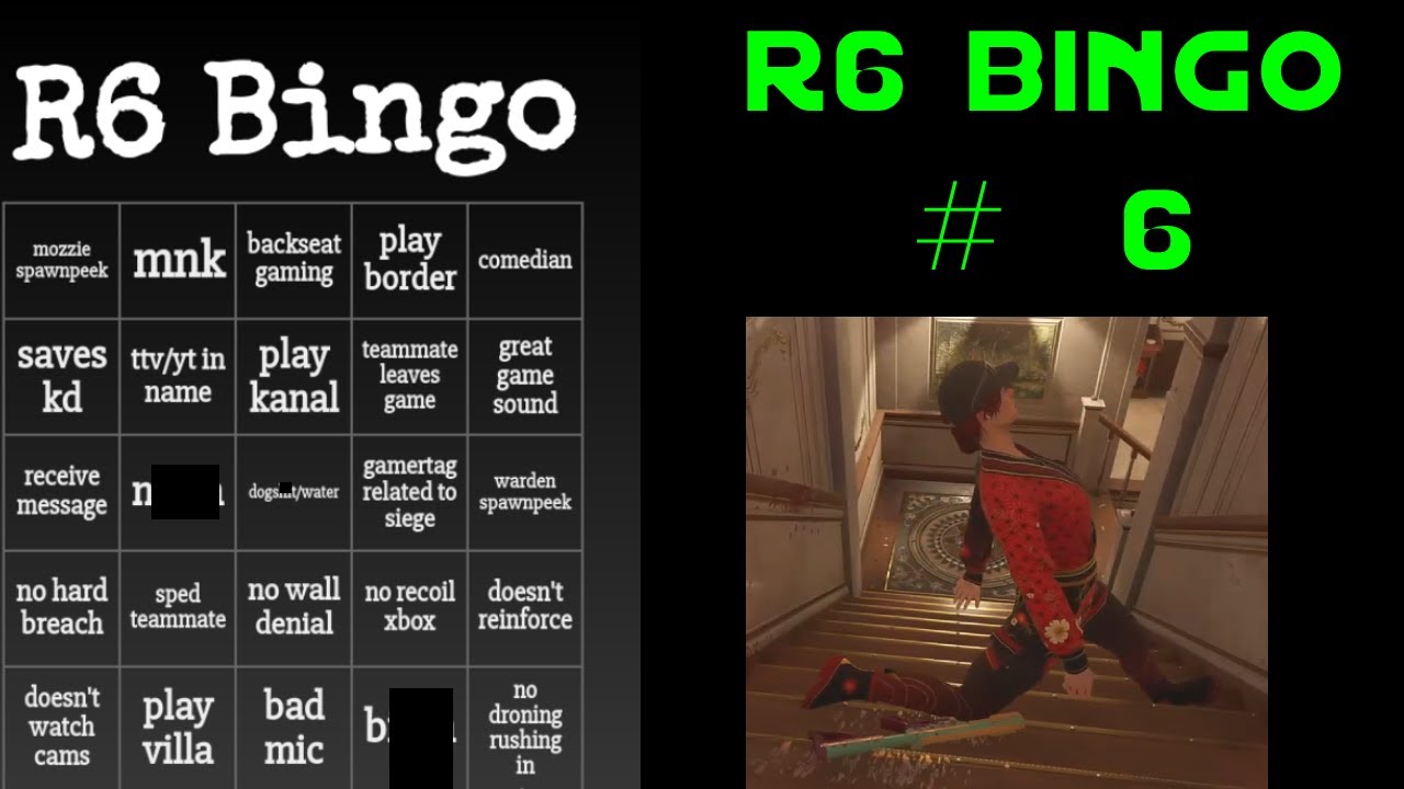 R6 Bingo #6 - Speedrun Edition?
