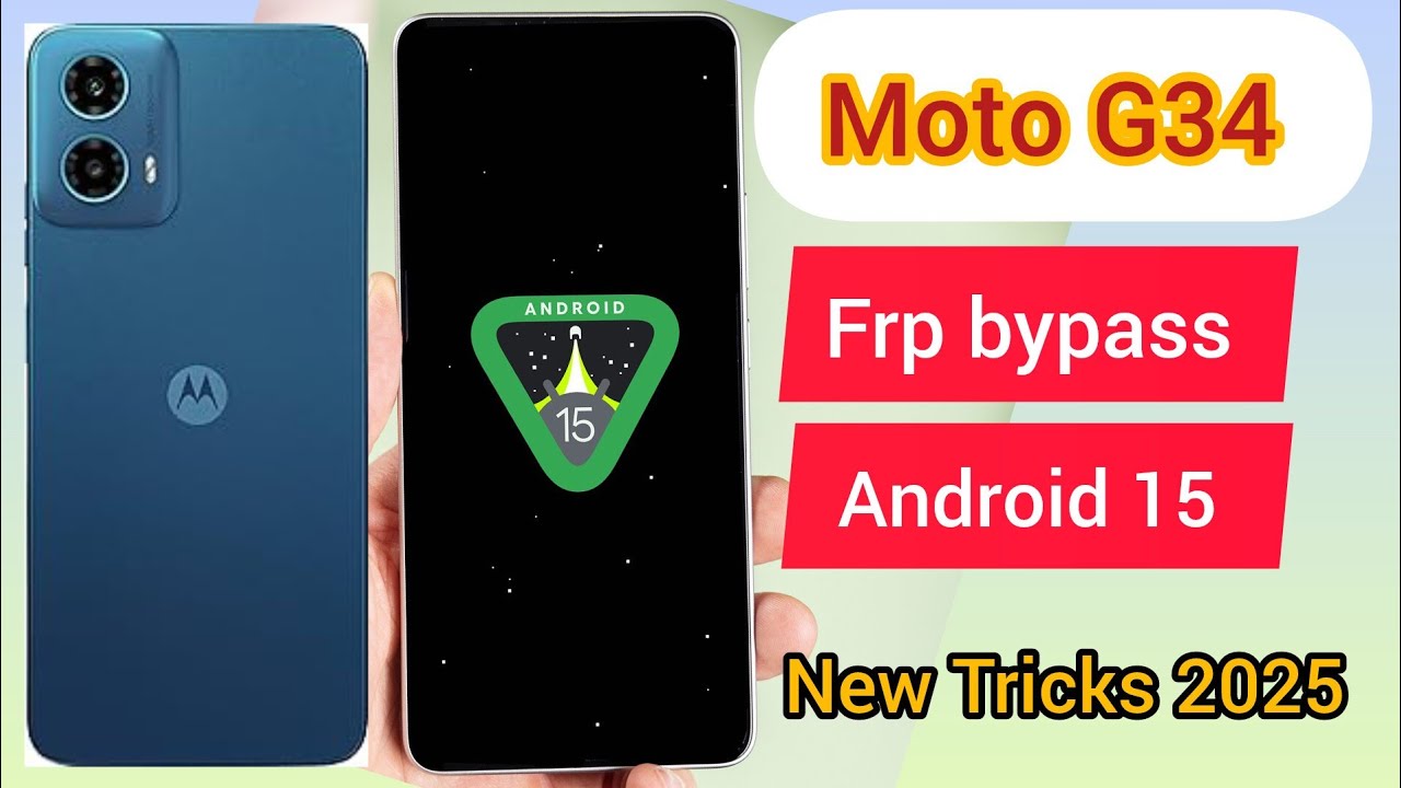 Moto g34 5g frp bypass new method/ android 14 new Tricks