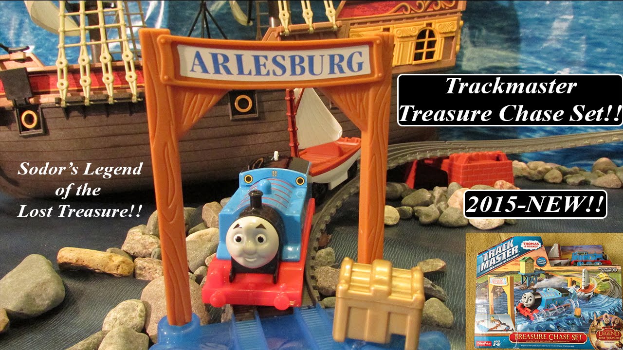 Thomas and Friends Toy Train Set-Sodor's Legend of the Lost Treasure Chase Set!