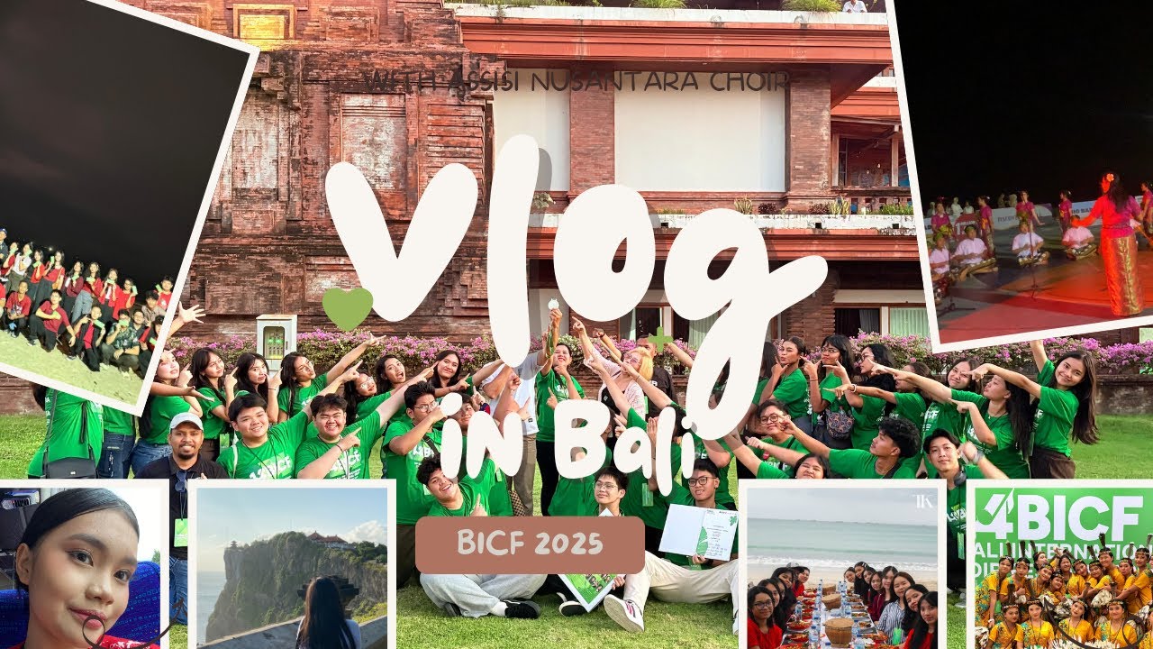 Mini Vlog✈️  l Perjalanan ke Bali 🏖️ - BICF 2025 💚