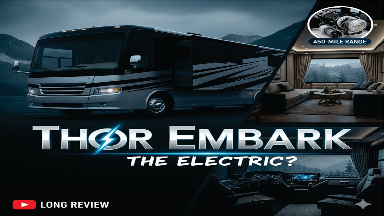 The Future of RVs? Thor Embark: The Electric Class A Motorhome
