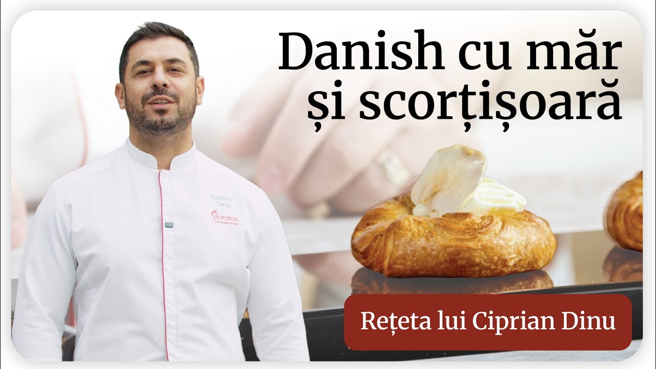 Danish cu măr și scorțișoară