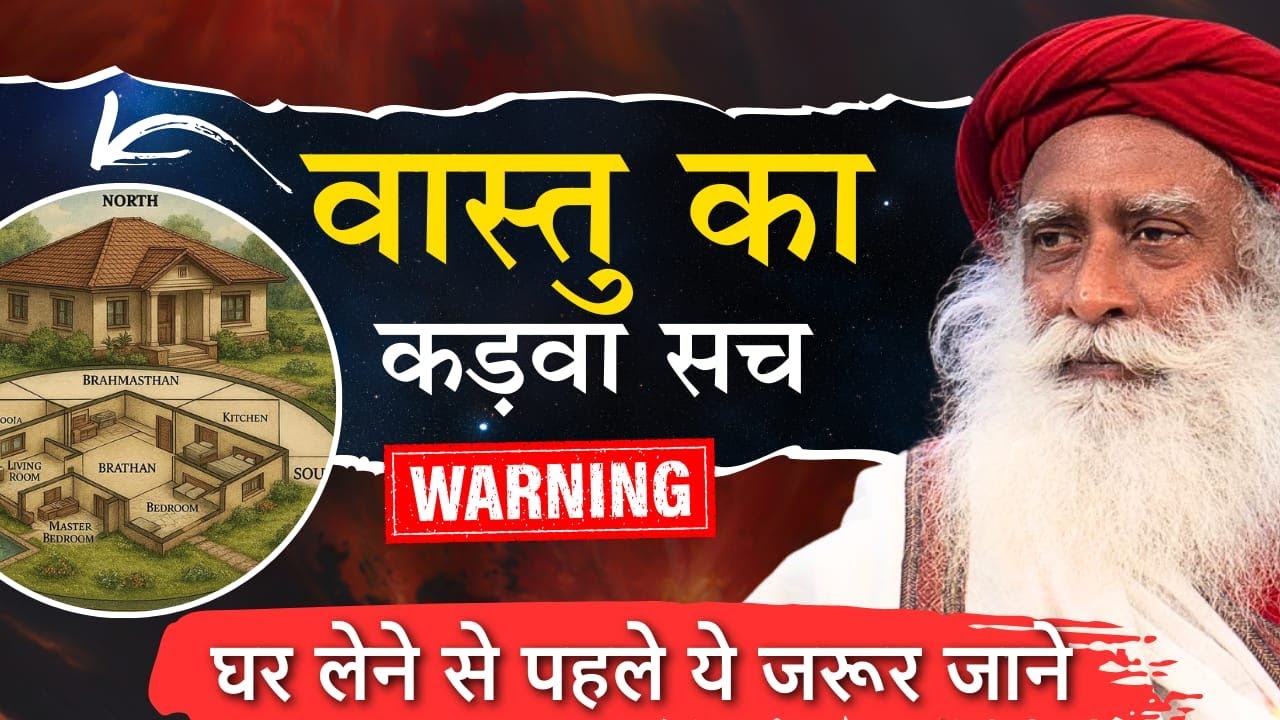 🔴वास्तु शास्त्र का कड़वा सच | Vastu Shastra For Home Truth | Sadhguru Hindi