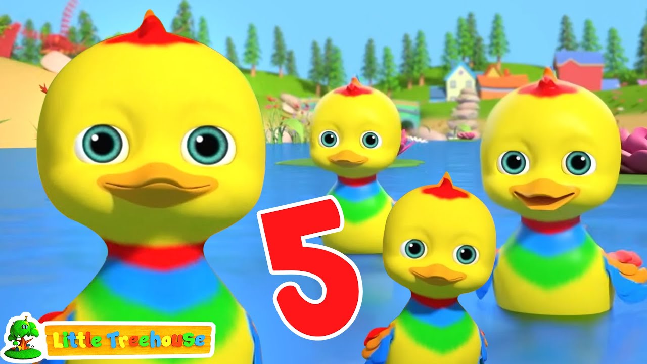 Five Little Ducks + More Nursery Rhymes & Kids Songs