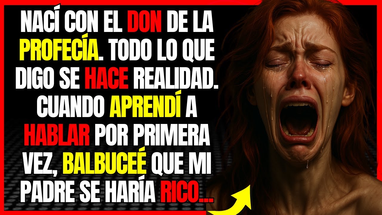 Nací con el don de la profecía. Todo lo que digo se hace realidad. Cuando aprendí a hablar por...