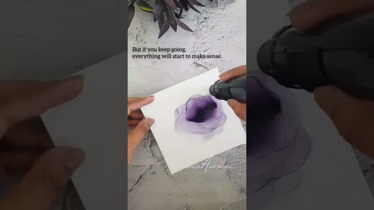 Beautiful Floral Alcohol Ink artwork | How To | Roses | Tutorial