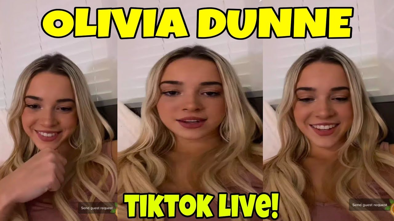 OLIVIA DUNNE (LIVVY) TIKTOK LIVE - JANUARY 13, 2022