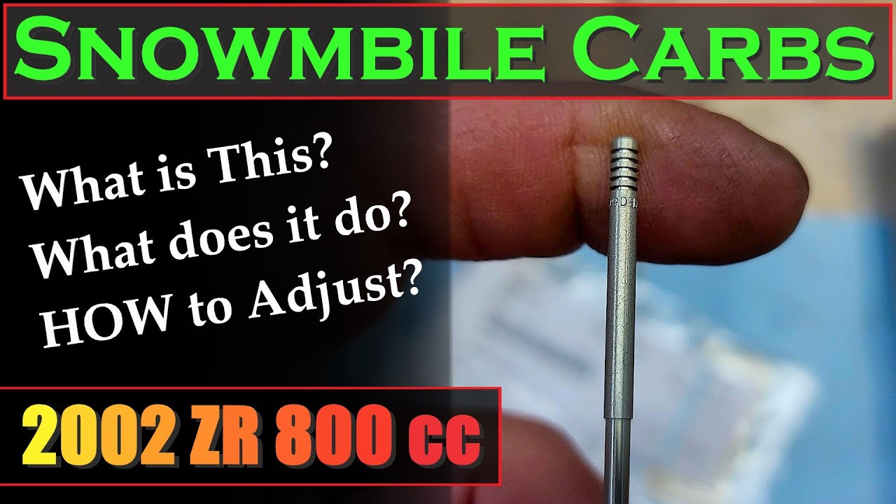 02 Arctic Cat ZR 800 CCE Rebuild Part 23 || Mikuni TM Style Needle Change
