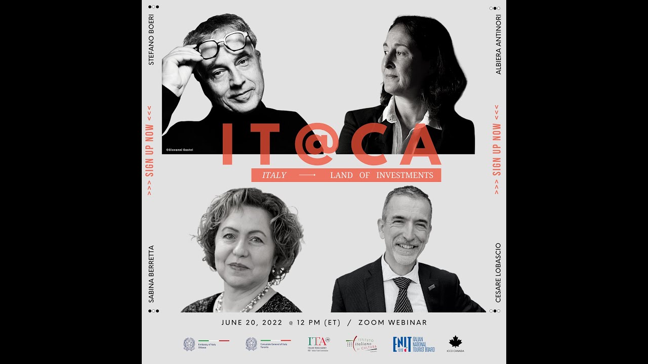 IT@CA 2022 | Italy, Land of Investments