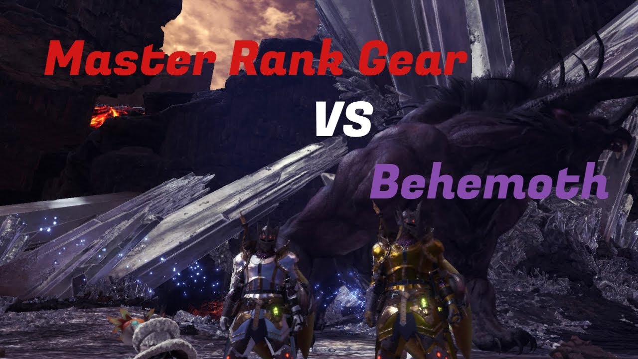 How easy is Behemoth with master rank gear?