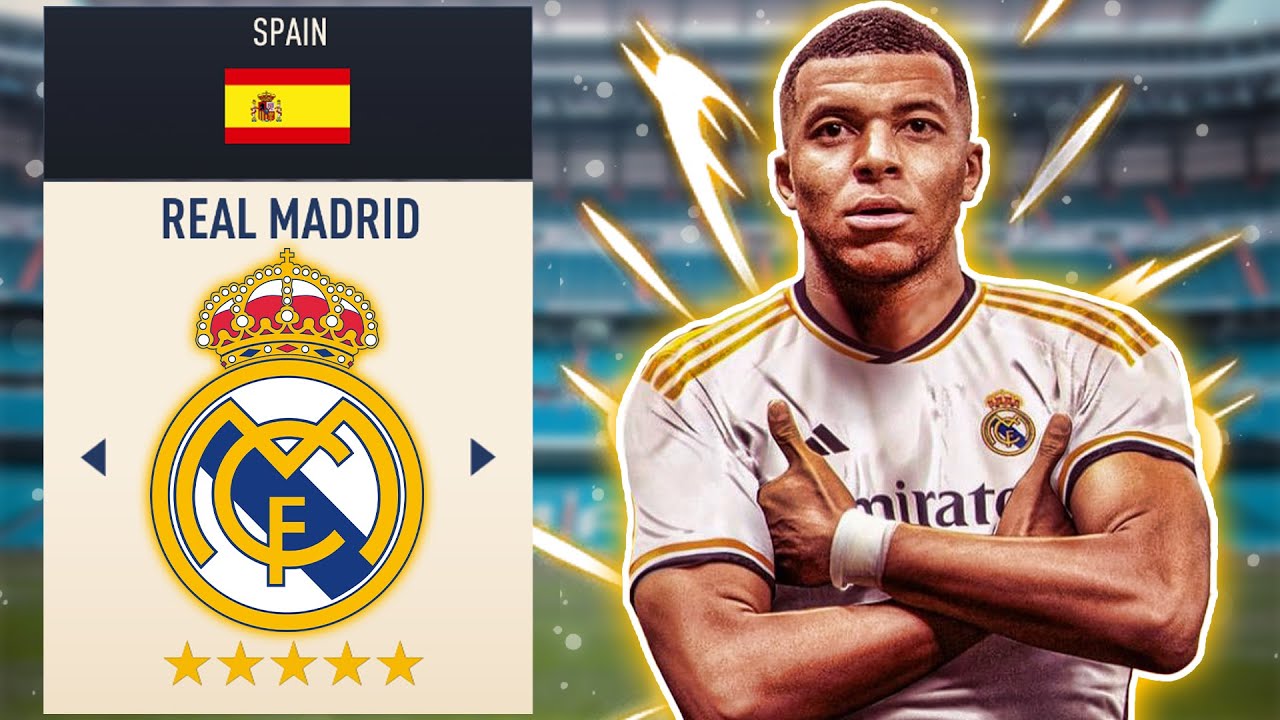 Tôi Hóa Thân thành KYLIAN MBAPPE Trong Màu Áo REAL MADRID | FC 24