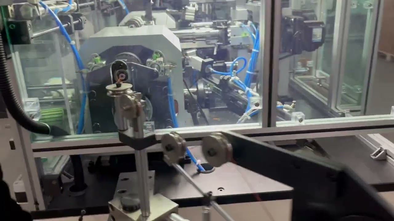 Double flyer winding Machine how to produce DC Motor armature Wind Automation