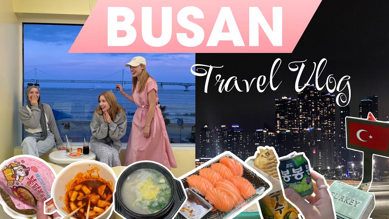 BUSAN FAMILY TRAVEL VLOG | HAEUNDAE BEACH | BUSAN TÜRK ŞEHİTLİĞİ | CHEESE CAFE
