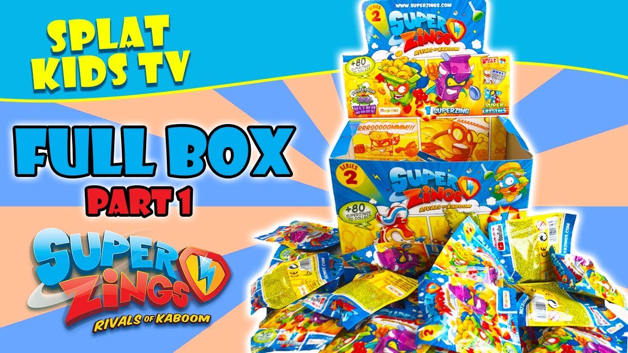 Superzings Series 2 Hideout FULL BOX part 1