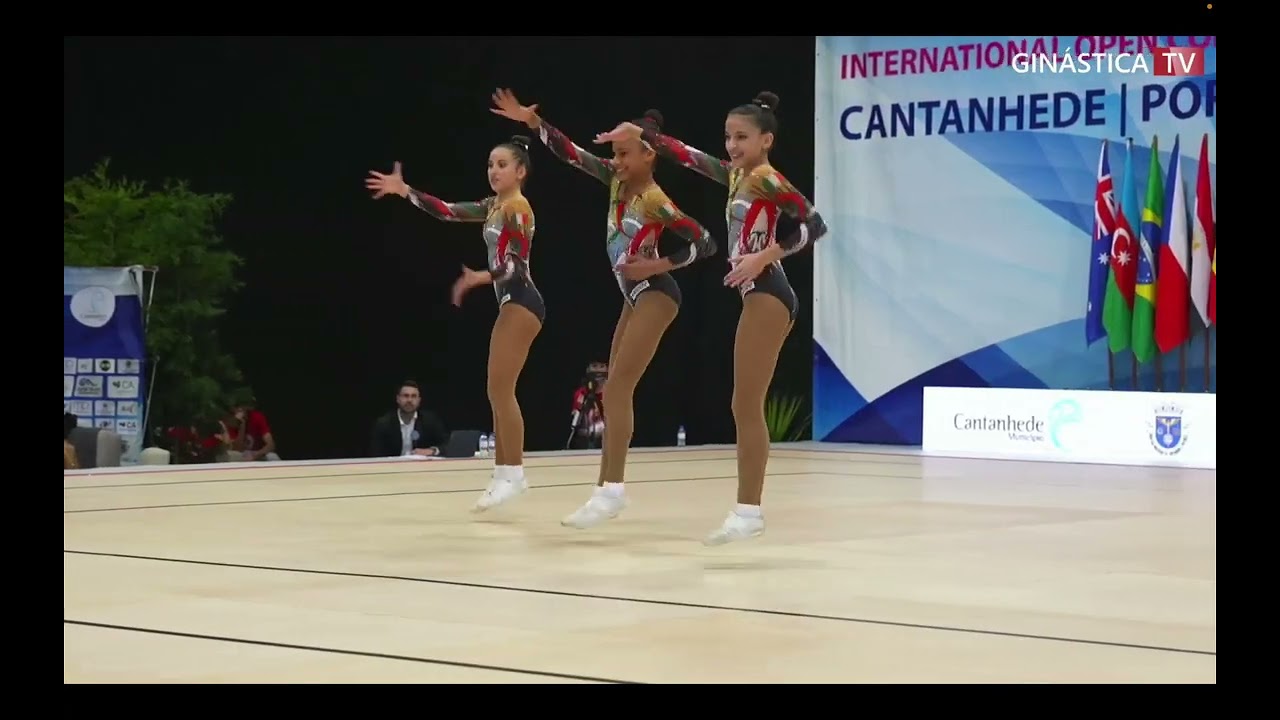 ITALIA (ITA)- TRIO AGE GROUP qualifications  Aerobic gymnastic Fig open 2024, CANTANHEDE