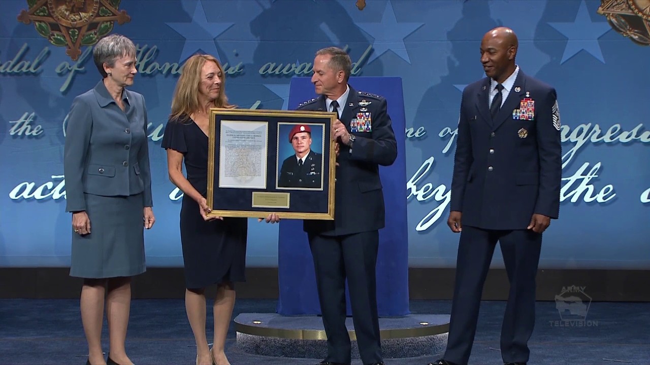 Medal of Honor Hall of Heroes Induction Ceremony - Tech Sgt John A. Chapman, USAF