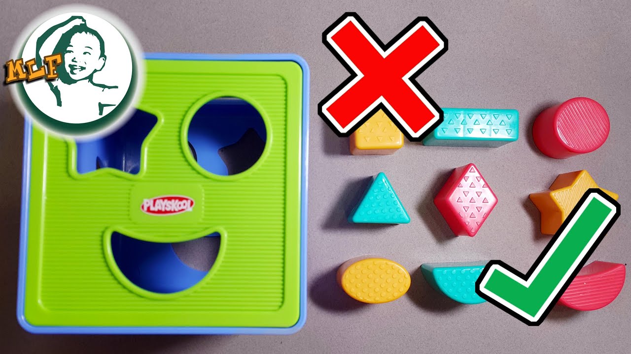 learn shapes for kids with Shape Sorter Cognitive and Matching Plastic Toy | shapes compilation |
