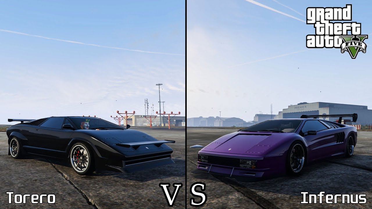 GTA 5 RACE Infernus Classic VS Torero #shorts