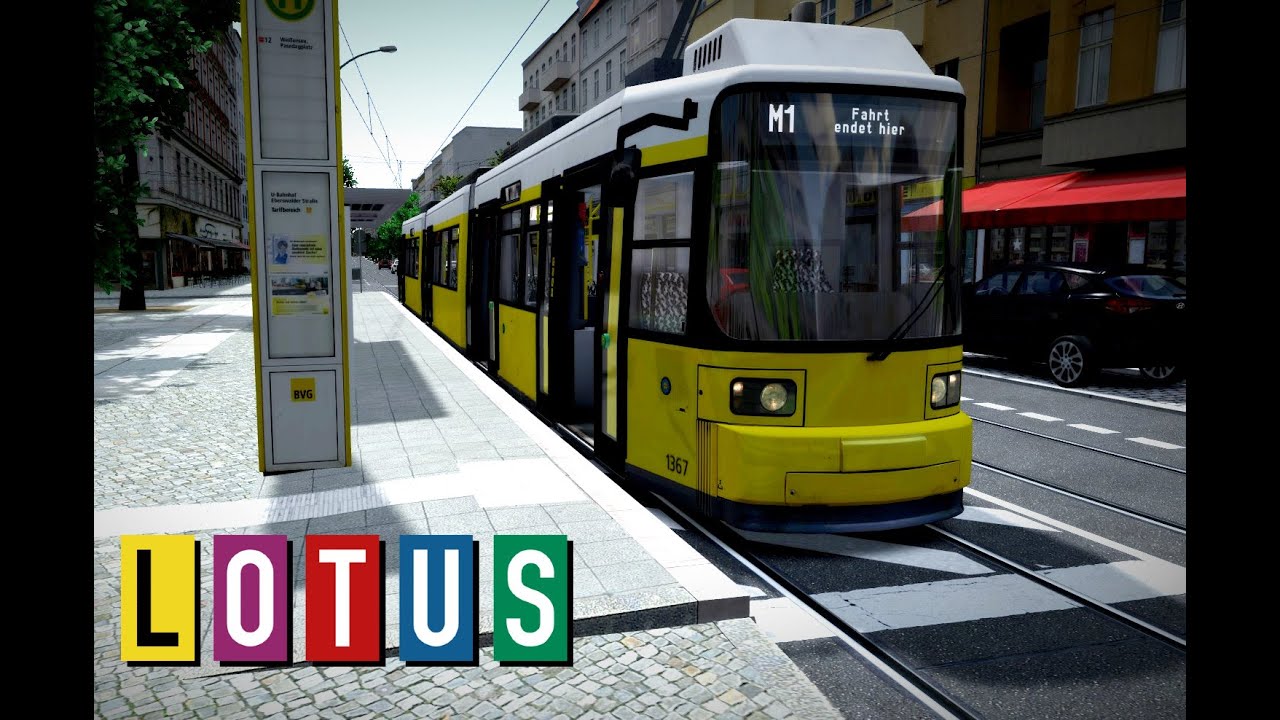 LOTUS Simulator: Linienunterbrechung auf der Berliner M1! | Straßenbahn Simulator Gameplay