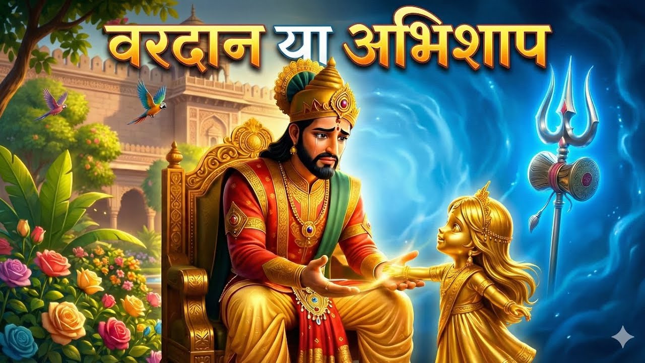 शिव का वरदान या अभिशाप? | स्वर्ण स्पर्श की खतरनाक कहानी #MoralStory #Story #Kahani #SpiritualStory