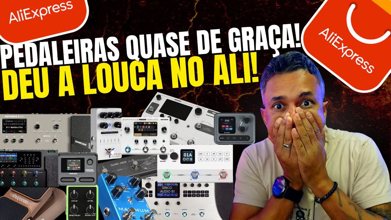 JÁ CHEGOU A BLACK FRIDAY DO ALIEXPRESS - PEDALEIRAS e PEDAIS COM PREÇO BAIXO! #aliexpresshaul