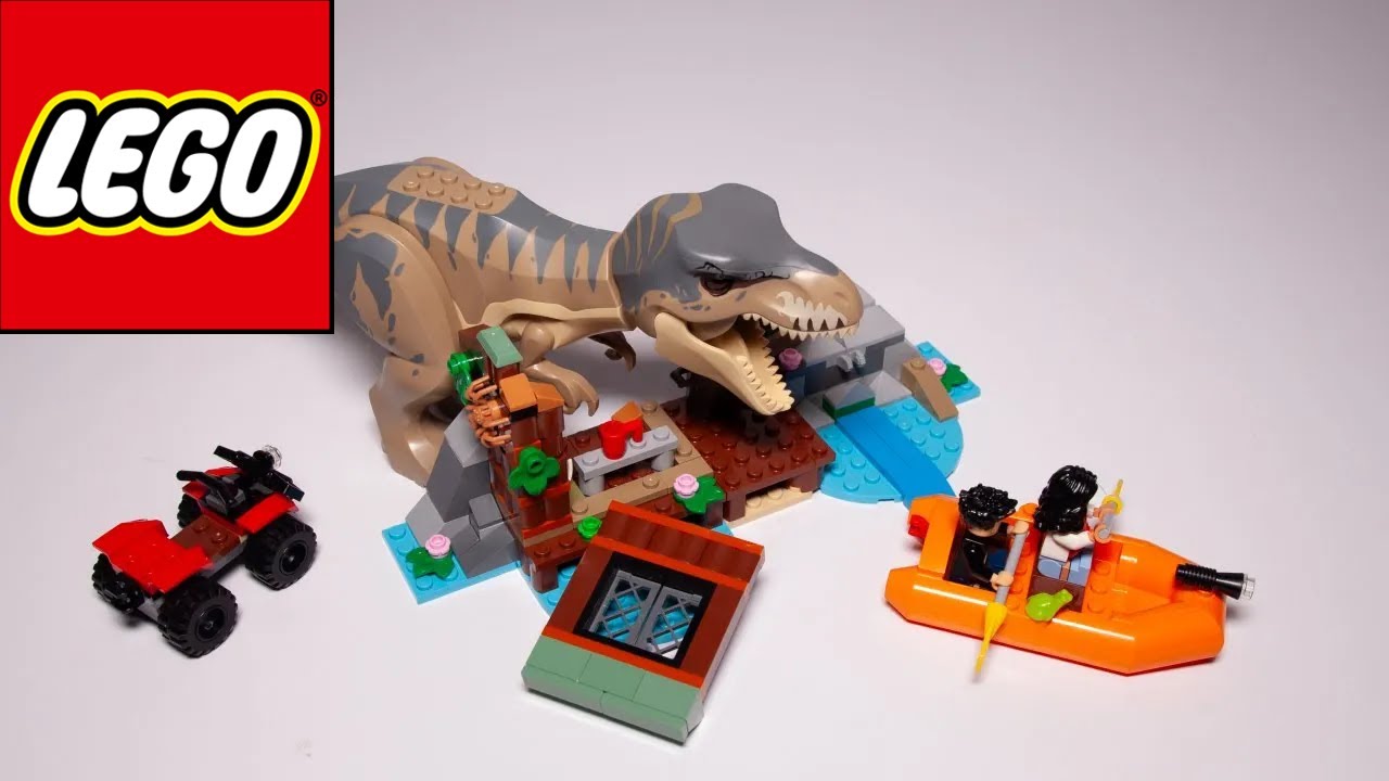 Lego Jurassic World Rebirth 76975 T. Rex River Escape Speed Build