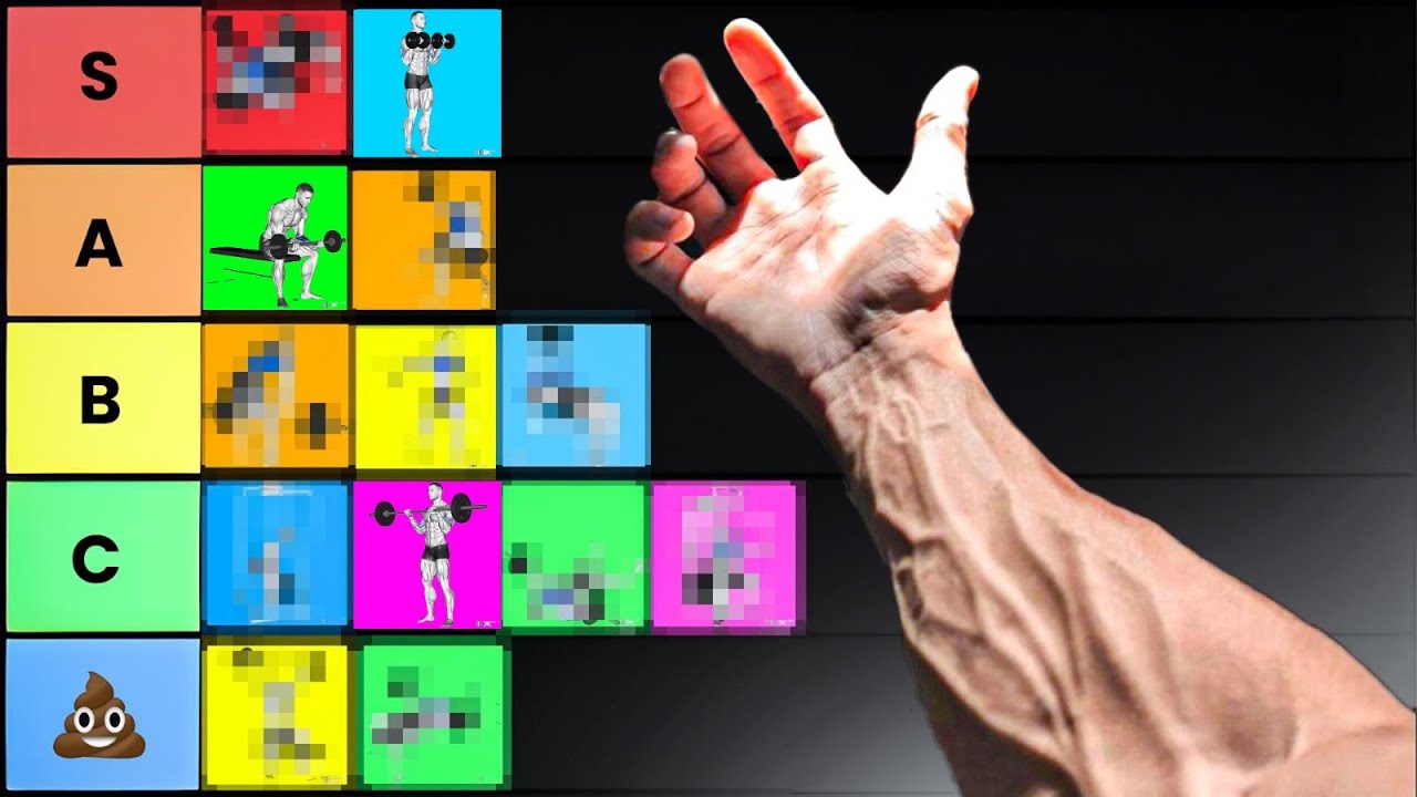 Los Mejores Ejercicios de Antebrazo Según La Ciencia | TIERLIST