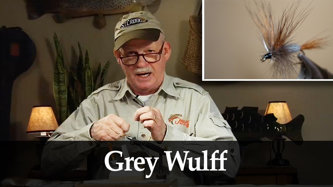 Боб Джеклин: Видеоурок по вязанию мушек Grey Wulff