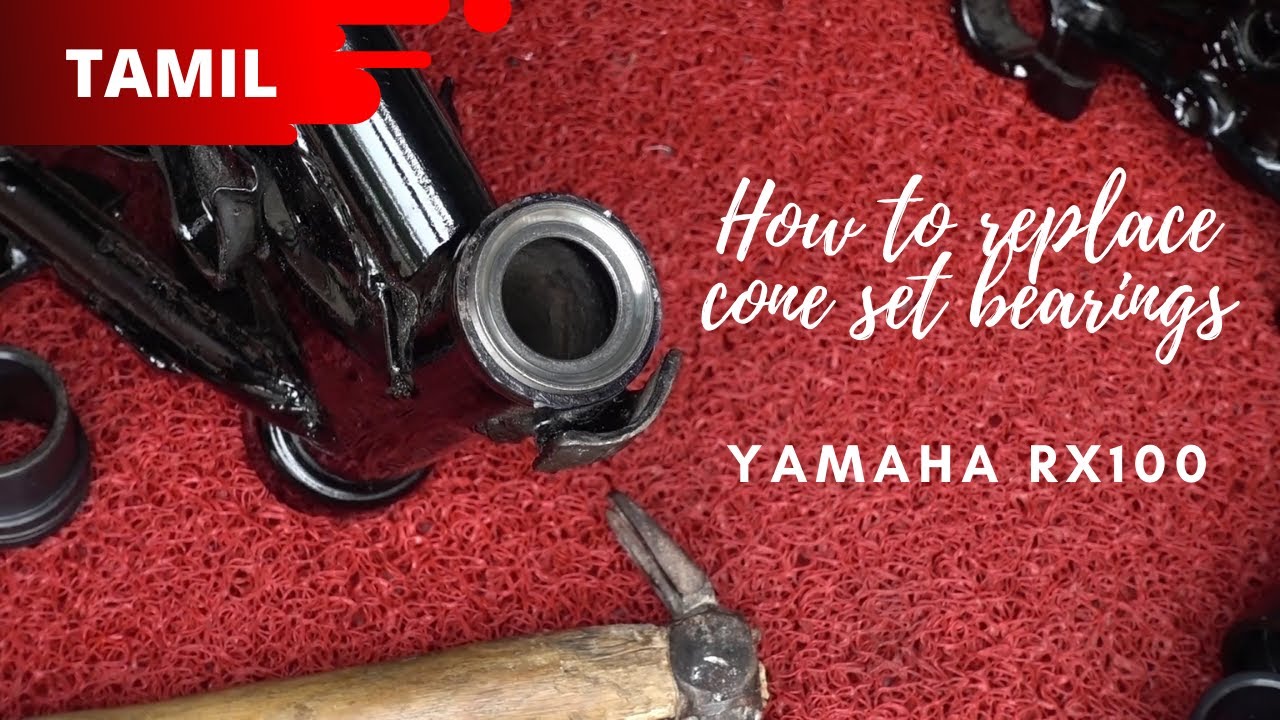 How to Replace cone set bearings | Yamaha RX100 | Tamil | Fork suspension rebuild part-1