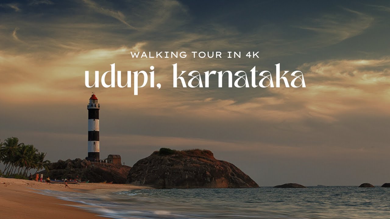 Udupi Walking Tour in 4K | Malpe Beach & St. Mary’s Island | Coastal Karnataka