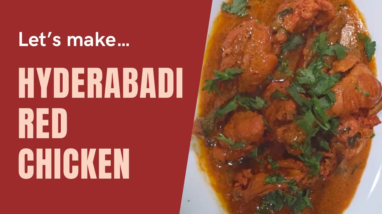 Cooking Hyderabadi Red Chicken WITH My Husband! #food #indianfood #howtocook #hyderabad #fyp 