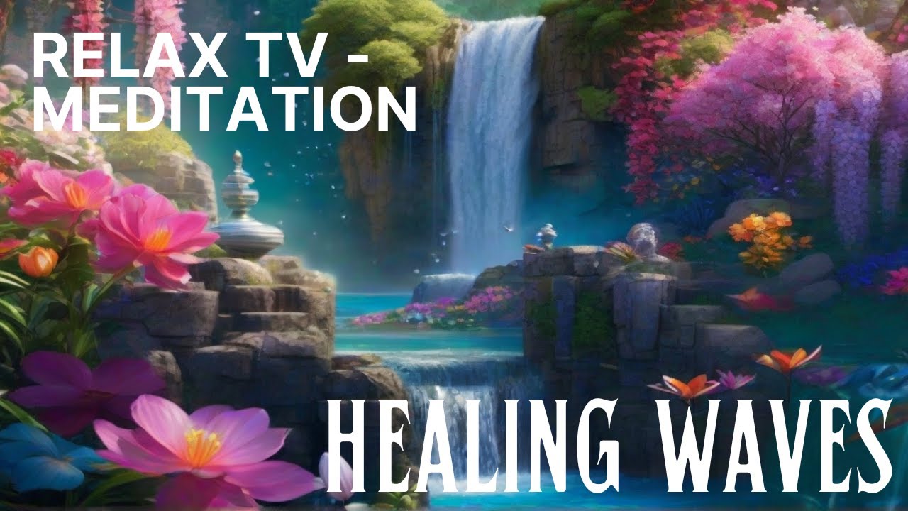 Healing Waves Meditation: Spiritual Serenity with Ambient Nature Sounds & Stunning Scenery
